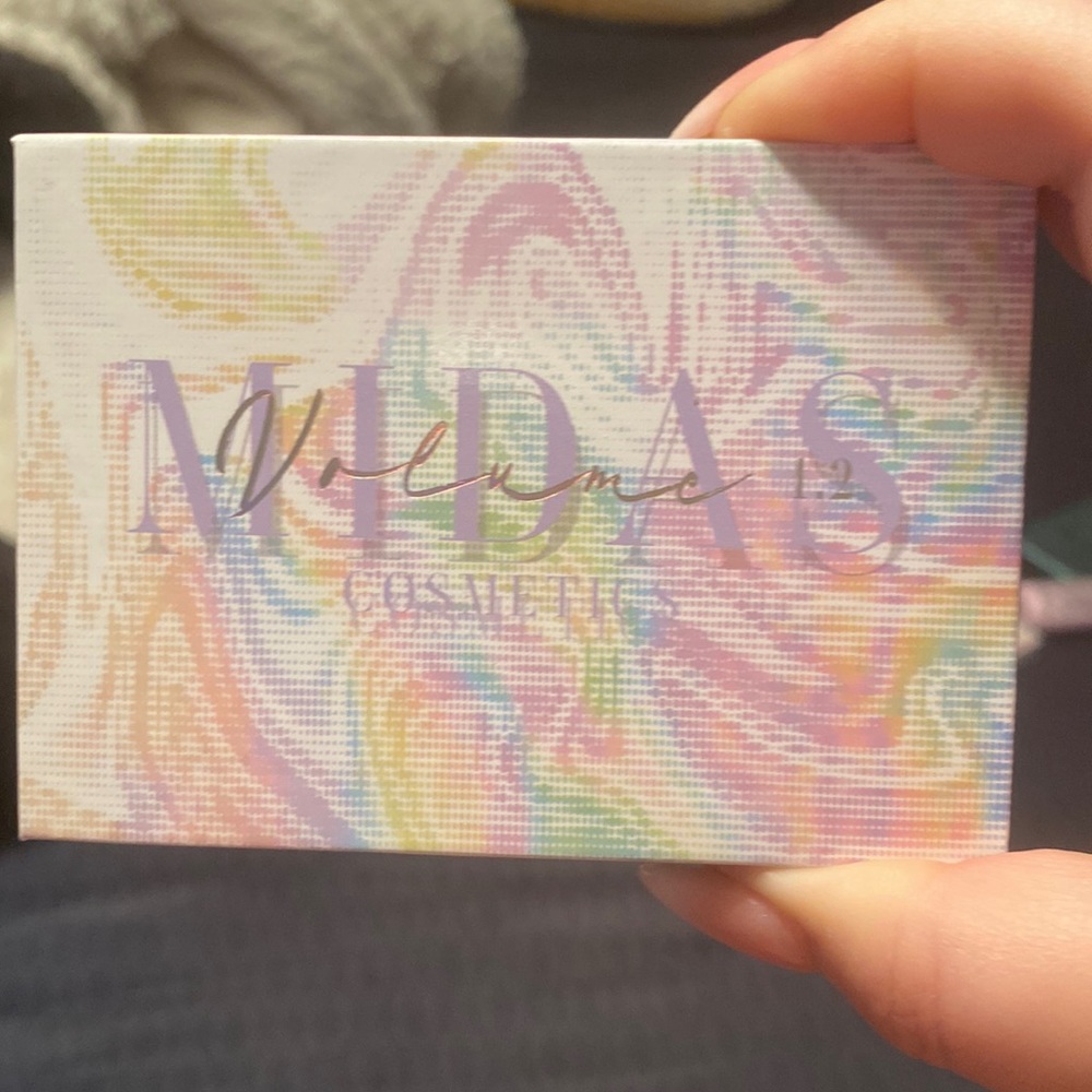 midas volume 1.2 unused eyeshadow palette